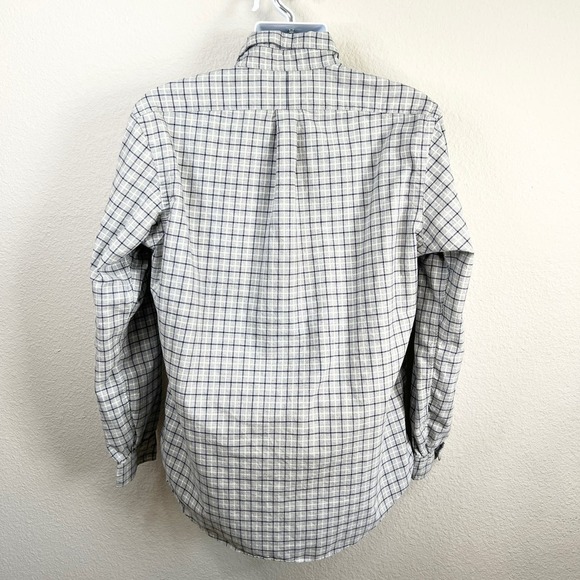 Ralph Lauren Button Down Shirt Men's Size L Gray Plaid Classic Fit Long Sleeve - Picture 4 of 6